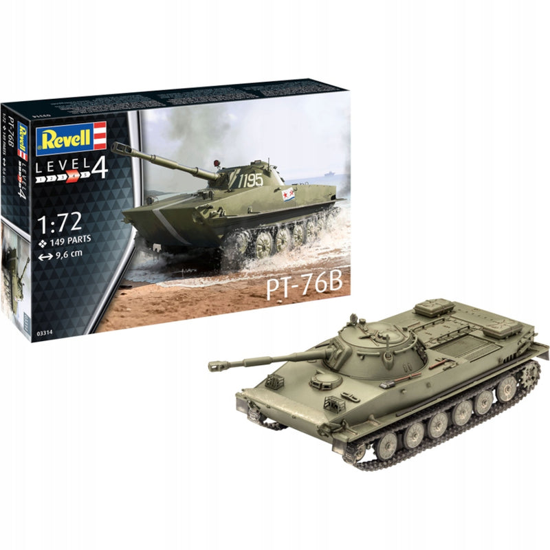 Zabawka MODEL KOLEKCJONERSKI CZOŁGU PŁYWAJĄCEGO PT-76B W S - kolekcjonerska premium zabawki Aseo dla dzieci