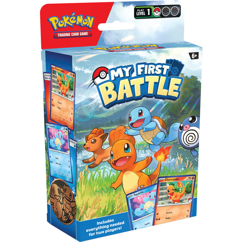 Zabawka POKEMON TCG TRADING CARD GAME MY FIRST BATTLE CHAR - kolekcjonerska Pokemon TCG premium dla dzieci