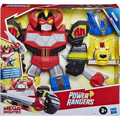 POWER RANGERS MEGA MIGHTIES ROBOT MEGAZO - widok 2 opakowania szczegoly zabawka kolekcja
