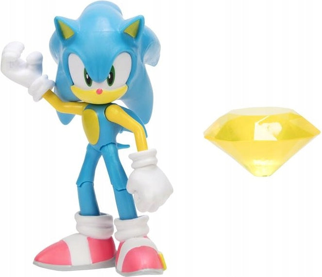 SONIC THE HEDGEHOG SEGA  SHINY SONIC 10c - widok 3 opakowania szczegoly zabawka kolekcja