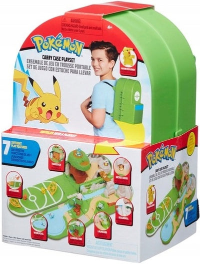 Zabawka POKEMON PLECAK PLANSZA DO ZABAWY +  PIKACHU - kolekcjonerska premium zabawki Aseo dla dzieci