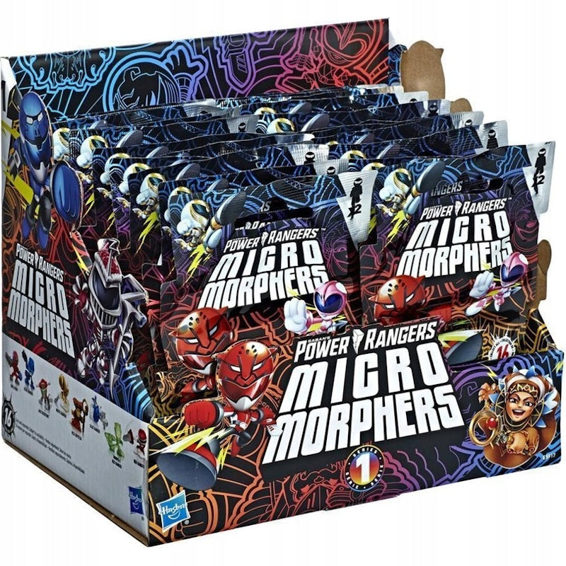POWER RANGERS MICRO MORPHERS 2-PAK NIESP - widok 3 opakowania szczegoly zabawka kolekcja