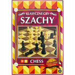Zabawka KLASYCZNE GRY SZACHY CHESS DREWNIANE AMBASSADOR WY - kolekcjonerska premium zabawki Aseo dla dzieci