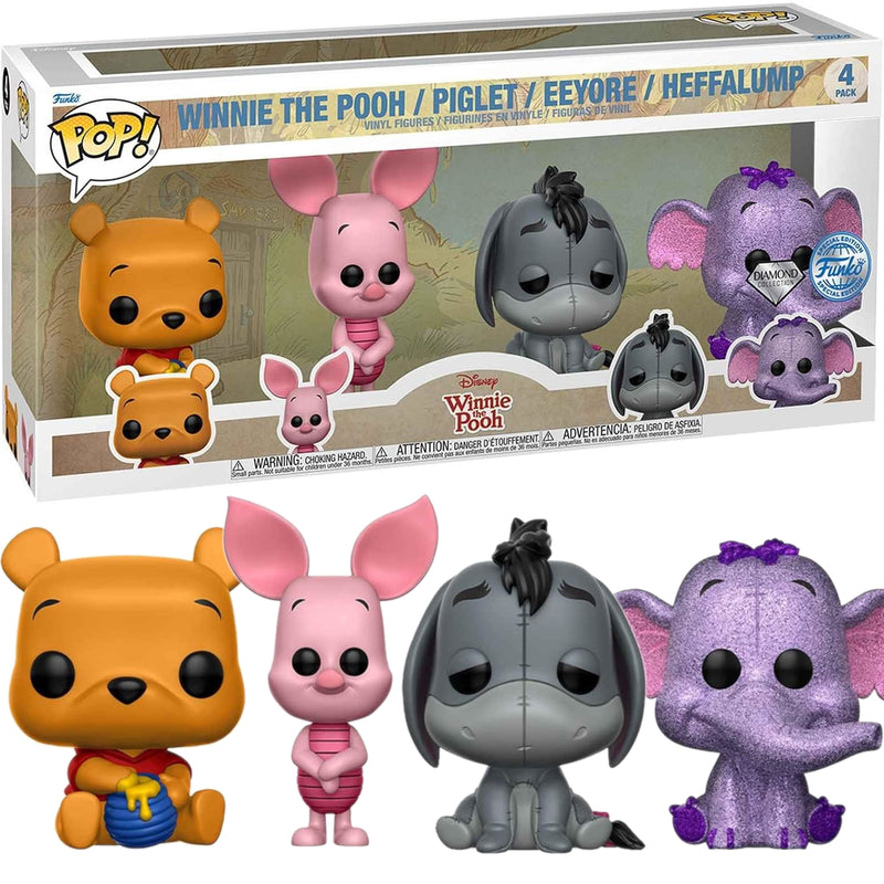 Figurka Funko POP DISNEY WINNIE THE POOH KUBUŚ PUCHATEK 4-PACK  - kolekcjonerska premium dla fanow kolekcjoner