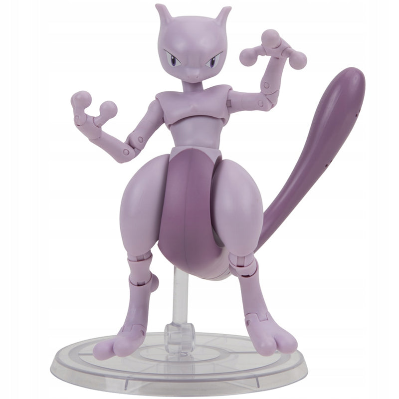 POKEMON SELECT ORYGINALNA  DELUXE MEWTWO - widok 2 opakowania szczegoly zabawka kolekcja