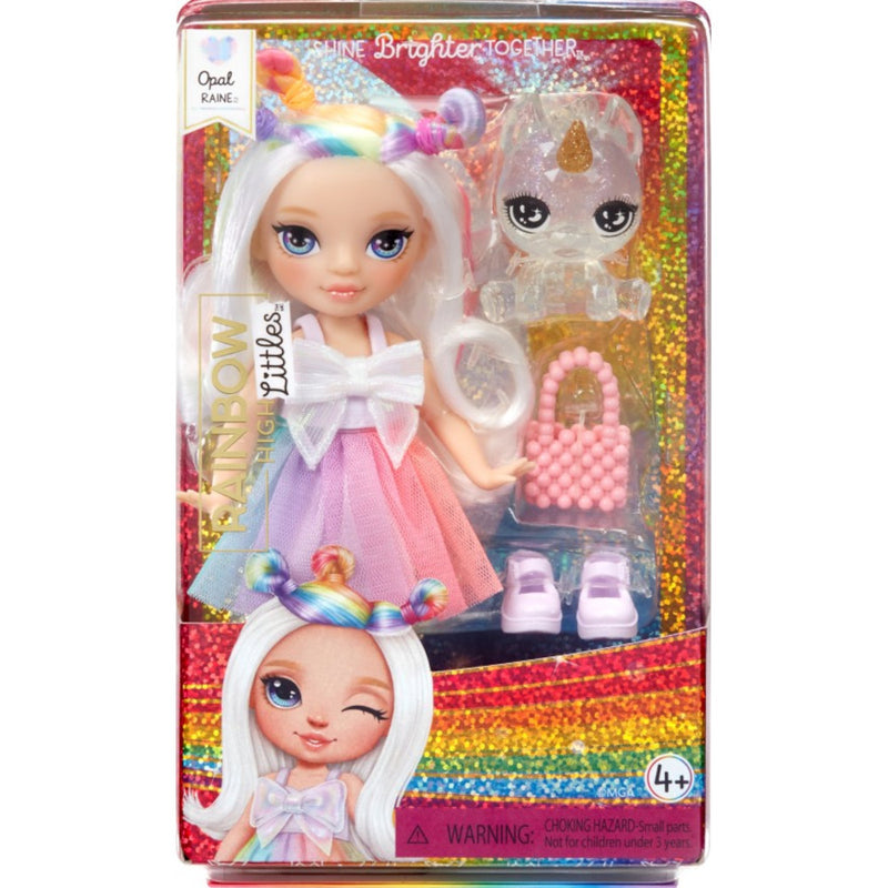 Zabawka RAINBOW HIGH LITTLES DOLLS LALKA OPAL RAINE (WHITE - kolekcjonerska premium zabawki Aseo dla dzieci