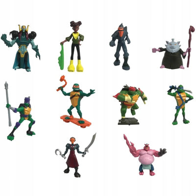 WOJOWNICZE ŻÓŁWIE NINJA SASZETKA NIESPOD - widok 2 opakowania szczegoly zabawka kolekcja