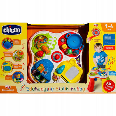 Zabawka CHICCO EDUKACYJNY STOLIK HOBBY INTERAKTYWNA  DWUJĘ - kolekcjonerska premium zabawki Aseo dla dzieci