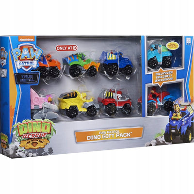 Zabawka PSI PATROL ZESTAW DINO RESCUE GIFT PACK TRUE METAL - kolekcjonerska premium zabawki Aseo dla dzieci