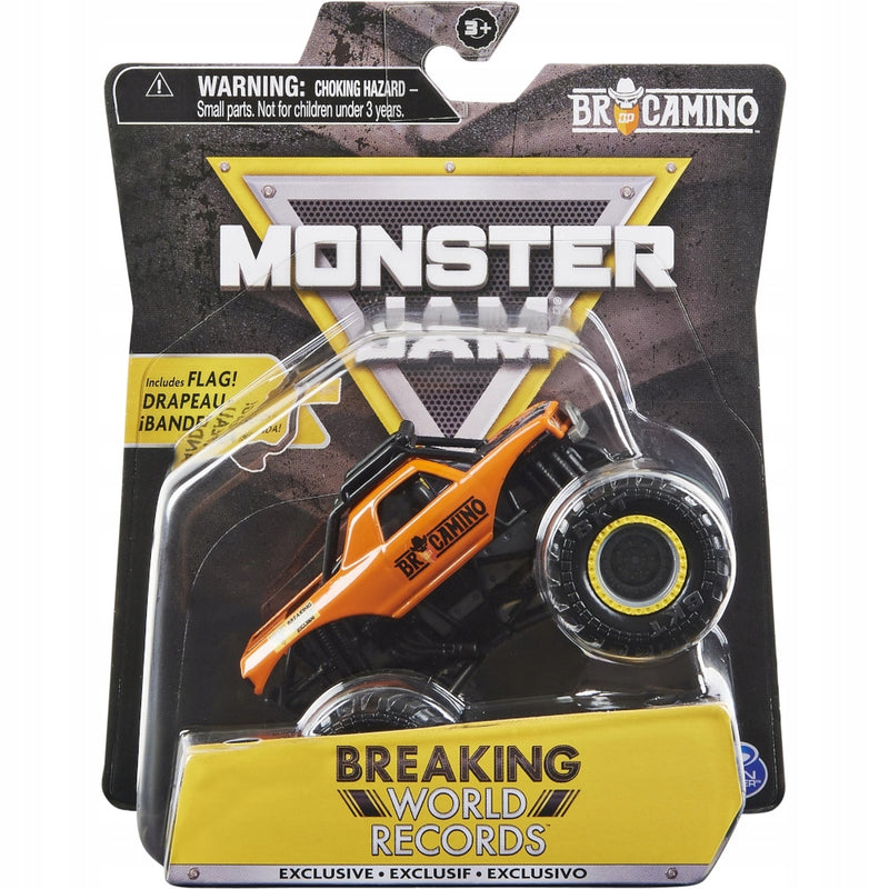 Zabawka MONSTER JAM TRUCK AUTO TERENOWE 1-PAK BREAKING WOR - kolekcjonerska premium zabawki Aseo dla dzieci