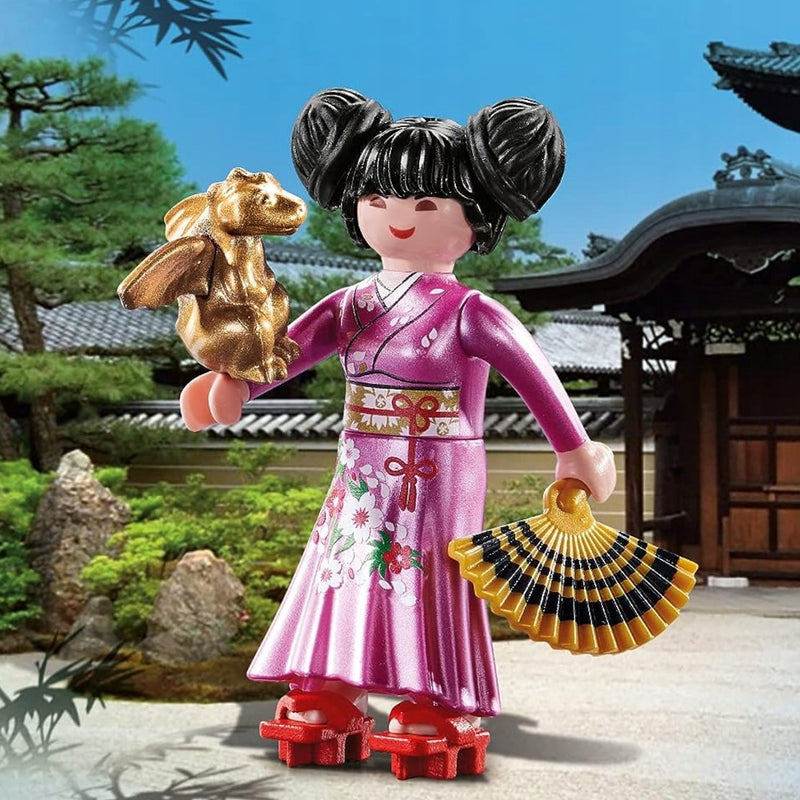 PLAYMOBIL PLAYMO-FRIENDS JAPOŃSKA KSIĘŻN - widok 3 opakowania szczegoly zabawka kolekcja