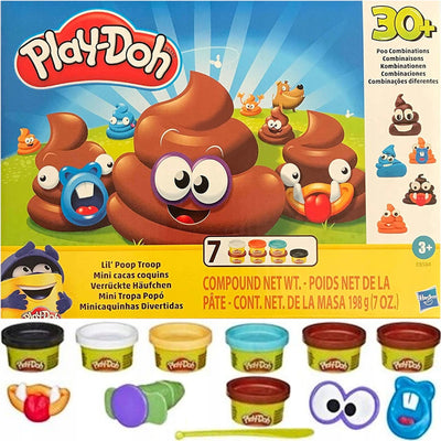 Zabawka PLAY-DOH CIASTOLINA HASBRO ZESTAW LIL' POOP TROOP  - kolekcjonerska premium zabawki Aseo dla dzieci