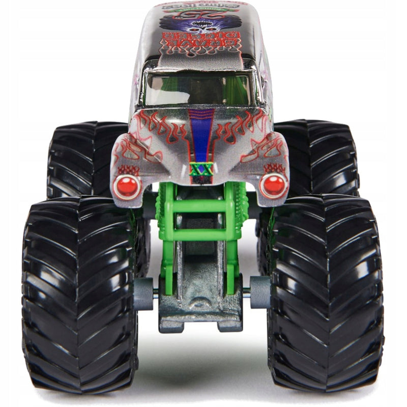MONSTER JAM TRUCK AUTO TERENOWE SPIN MAS - widok 4 opakowania szczegoly zabawka kolekcja