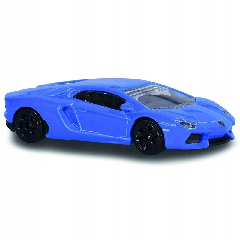 MAJORETTE MODEL AUTO LAMBORGHINI AVENTAD - widok 3 opakowania szczegoly zabawka kolekcja