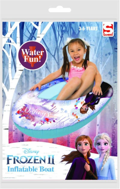 PONTON DMUCHANA ŁÓDKA DISNEY KRAINA LODU - widok 2 opakowania szczegoly zabawka kolekcja