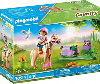 Zabawka PLAYMOBIL COUNTRY ZESTAW KUCYK ISLANDCZYK 70514 - kolekcjonerska premium zabawki Aseo dla dzieci