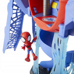 SPIDEY I SUPER KUMPLE BAZA Z FIGURKĄ WEB - widok 10 opakowania szczegoly zabawka kolekcja