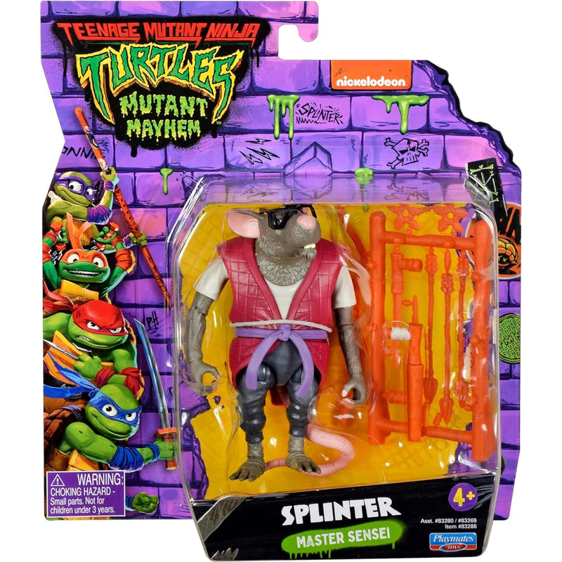Zabawka WOJOWNICZE ŻÓŁWIE NINJA MUTANT MAYHEM  MASTER SENS - kolekcjonerska Playmates premium dla dzieci