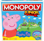 Zabawka MONOPOLY JUNIOR ŚWINKA PEPPA GRA HASBRO F1656 - kolekcjonerska premium zabawki Aseo dla dzieci