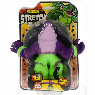 Zabawka MONSTER FLEX STRETCH SQUAD HTI FIOLETOWY DINOZAUR - kolekcjonerska premium zabawki Aseo dla dzieci