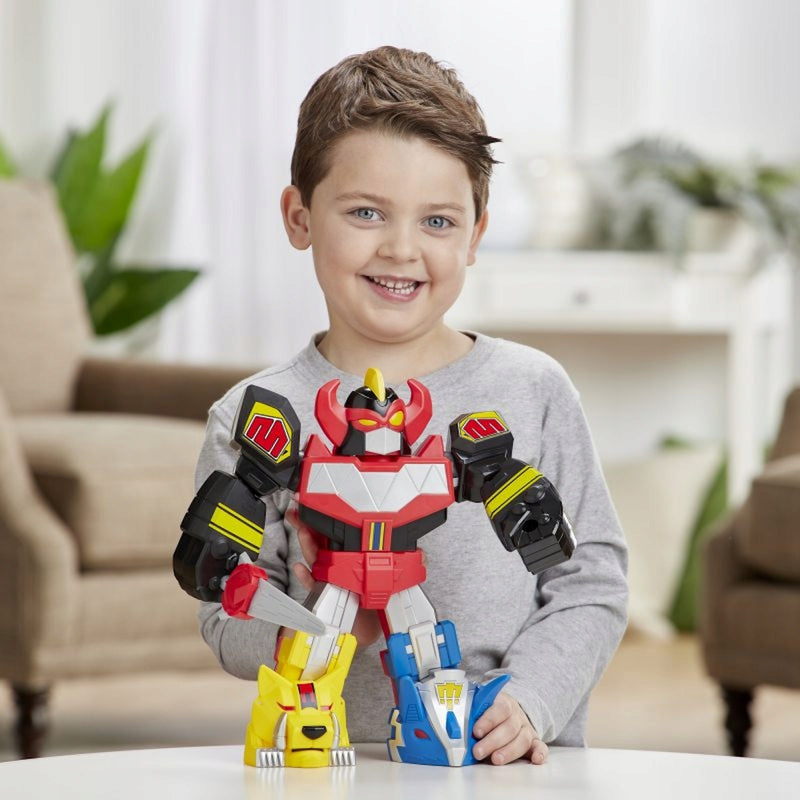 POWER RANGERS MEGA MIGHTIES ROBOT MEGAZO - widok 6 opakowania szczegoly zabawka kolekcja