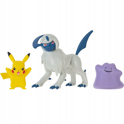 POKEMON ZESTAW ORYGINALNYCH FIGUREK JAZW - widok 2 opakowania szczegoly zabawka kolekcja