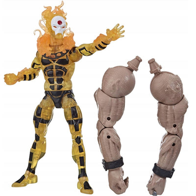 MARVEL LEGENDS RUCHOMA  X-MEN SUNFIRE 17 - widok 2 opakowania szczegoly zabawka kolekcja