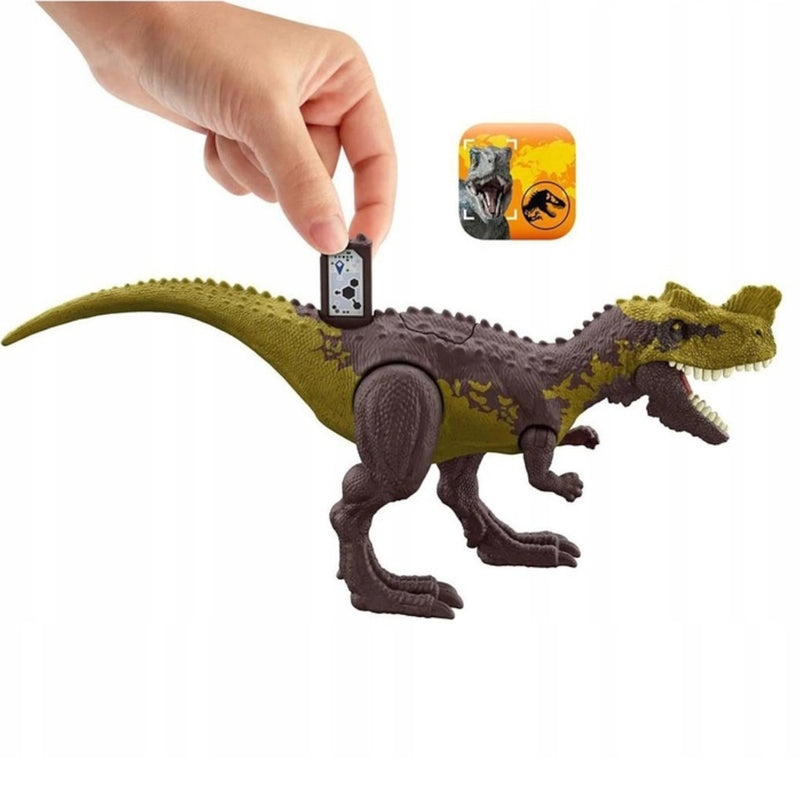 JURASSIC WORLD DINO TRACKERS PARK JURAJS - widok 3 opakowania szczegoly zabawka kolekcja
