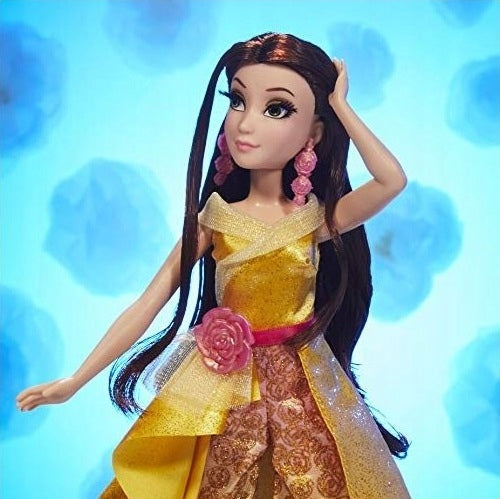 DISNEY PRINCESS STYLE LALKA BELLA ORYGIN - widok 7 opakowania szczegoly zabawka kolekcja