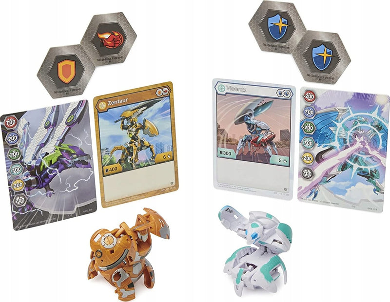 BAKUGAN BAKU-TIN NIEBIESKI METALOWE PUDE - widok 3 opakowania szczegoly zabawka kolekcja