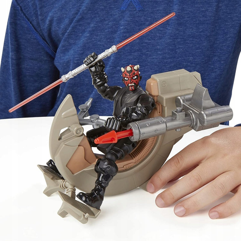 STAR WARS HERO MASHERS SITH SPEEDER + DA - widok 4 opakowania szczegoly zabawka kolekcja
