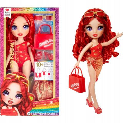 Zabawka RAINBOW HIGH SWIM & STYLE LALKA RUBY ANDERSON - kolekcjonerska premium zabawki Aseo dla dzieci