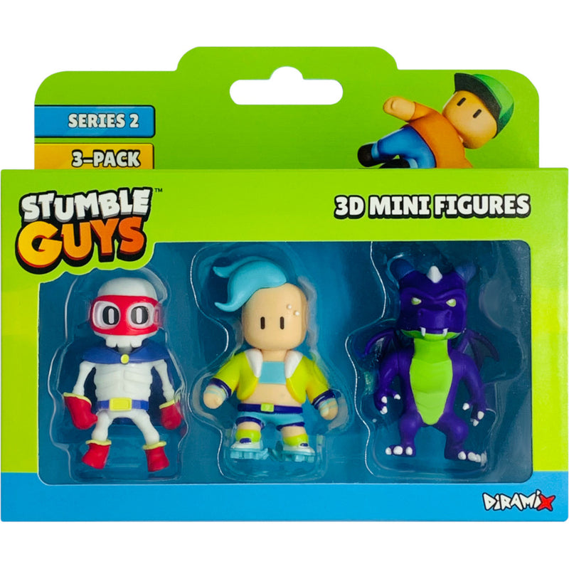 Zabawka STUMBLE GUYS ZESTAW FIGUREK 3-PAK DIRAMIX SUPER BO - kolekcjonerska Diramix premium dla dzieci