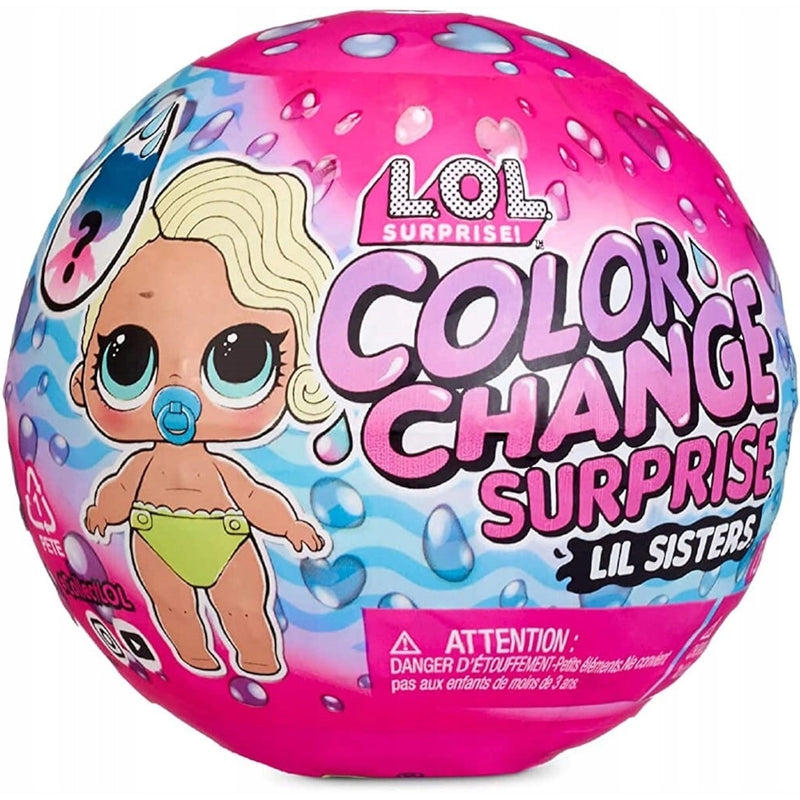 LOL SURPRISE! COLOR CHANGE SURPRISE LIL  - widok 8 opakowania szczegoly zabawka kolekcja