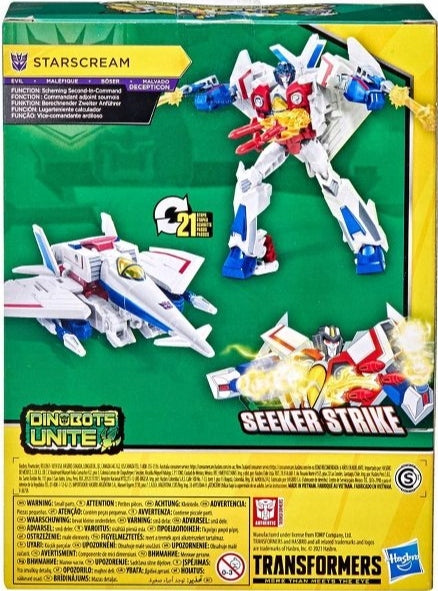 TRANSFORMERS CYBERVERSE DECEPTICON STARS - widok 3 opakowania szczegoly zabawka kolekcja