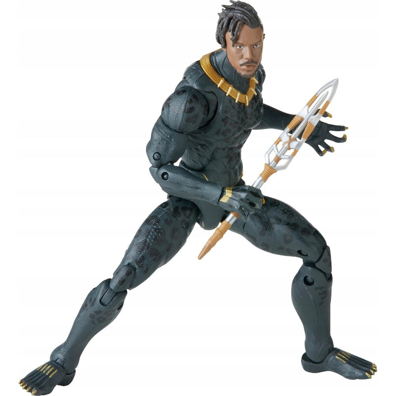 MARVEL LEGENDS BLACK PANTHER CZARNA PANT - widok 5 opakowania Hasbro szczegoly kolekcja
