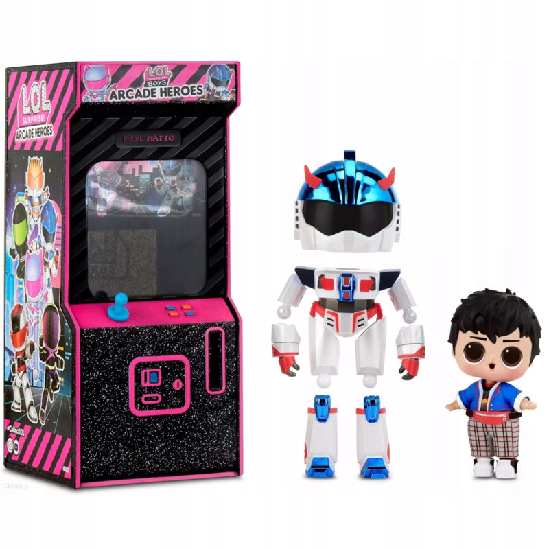 Zabawka LOL SURPRISE! ARCADE HEROES BOYS MGA LALKA + AKCES - kolekcjonerska premium zabawki Aseo dla dzieci
