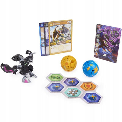 BAKUGAN EVOLUTIONS ZESTAW STARTOWY 3-PAK - widok 2 opakowania szczegoly zabawka kolekcja