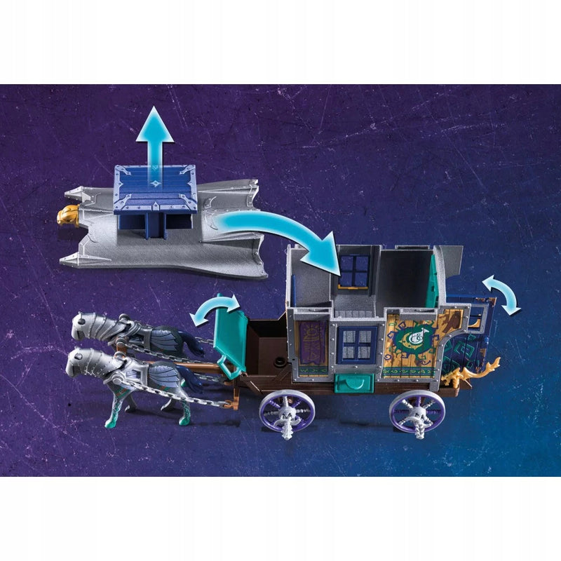 PLAYMOBIL NOVELMORE VIOLET VALE WÓZ KUPI - widok 3 opakowania szczegoly zabawka kolekcja