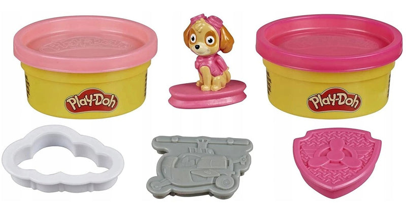 PLAY-DOH CIASTOLINA NIESPODZIANKA PSI PA - widok 4 opakowania szczegoly zabawka kolekcja