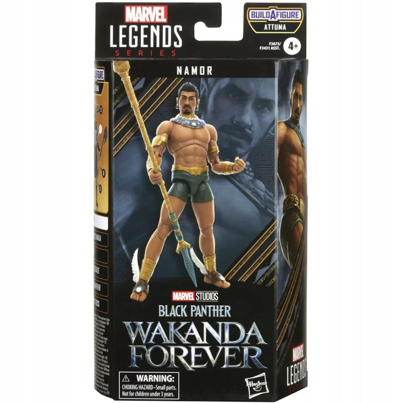 Zabawka MARVEL LEGENDS BLACK PANTHER RUCHOMA  NAMOR - kolekcjonerska premium zabawki Aseo dla dzieci