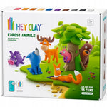 Zabawka HEY CLAY ZESTAW FOREST ANIMALS 15 TUBEK - kolekcjonerska premium zabawki Aseo dla dzieci