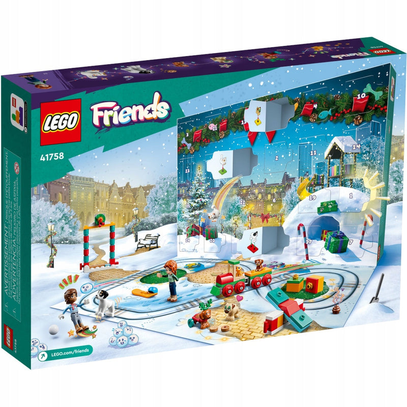 LEGO FRIENDS KALENDARZ ADWENTOWY 2023 41 - widok 2 opakowania szczegoly zabawka kolekcja