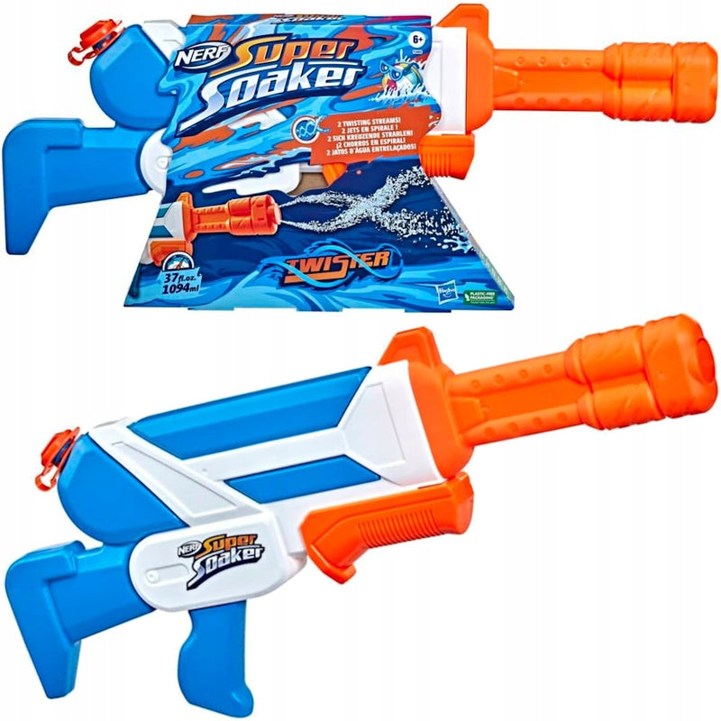 Zabawka NERF SUPER SOAKER PISTOLET NA WODĘ BLASTER TWISTER - kolekcjonerska premium zabawki Aseo dla dzieci