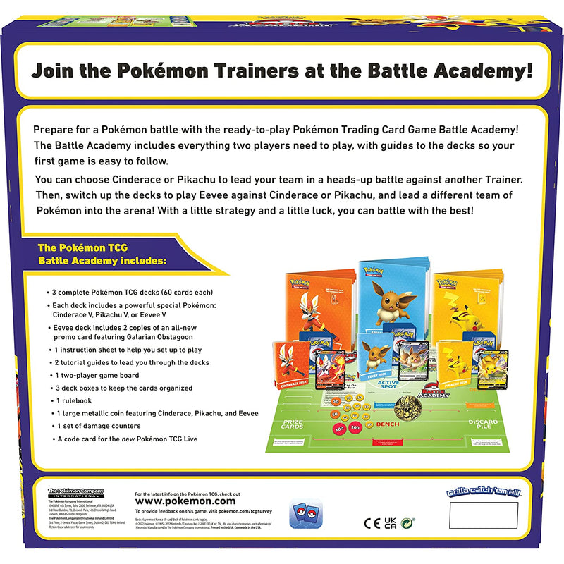 POKEMON TCG TRADING CARD GAME BATTLE ACA - widok 2 Pokemon TCG opakowanie szczegoly collectible