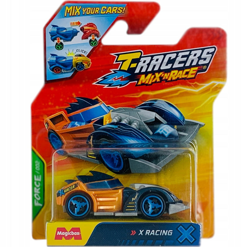 Zabawka T-RACERS 2.0 MIX 'N RACE MAGIC BOX FORCE 002 SAMOC - kolekcjonerska premium zabawki Aseo dla dzieci