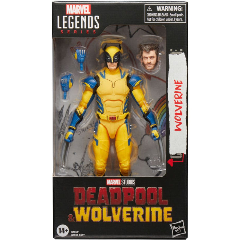 Zabawka MARVEL LEGENDS SERIES DEADPOOL AND WOLVERINE ORYGI - kolekcjonerska Hasbro premium dla dzieci fanow