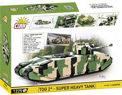 KLOCKI COBI WWII TOG 2* - SUPER HEAVY TA - widok 2 opakowania szczegoly zabawka kolekcja
