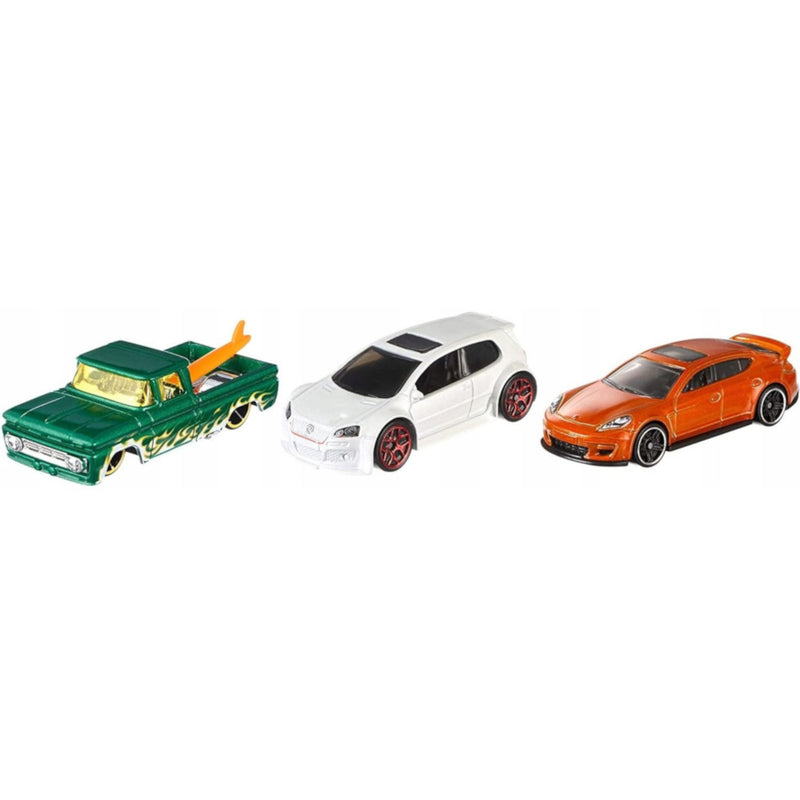 HOT WHEELS 3-PAK ZESTAW SAMOCHODÓW AUTEK - widok 5 Mattel opakowanie szczegoly collectible