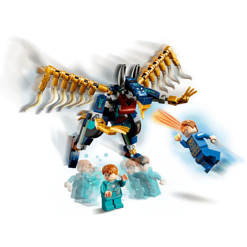 LEGO MARVEL ETERNALS - ATAK POWIETRZNY 7 - widok 3 opakowania szczegoly zabawka kolekcja
